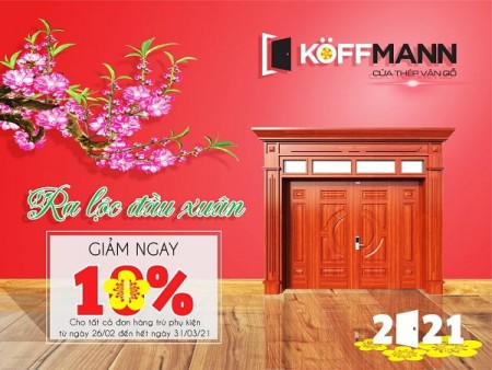 KOFFMANN - Chương trình giảm giá "Ra Lộc đầu xuân" lên đến 10%